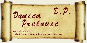 Danica Prelović vizit kartica